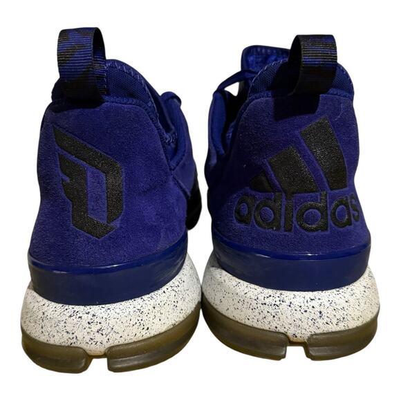 Adidas D Lillard 1 Weber State Purple Black Suede Men's Size 11.5 Athletic Shoes - Picture 6 of 8